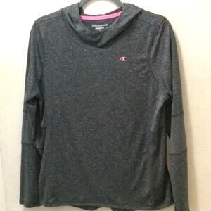 Champion Powertrain Women's Hoodie  Fabric-100% Polyester  Color-Gray- Size L